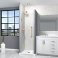 thumbnail image 1 of Transolid Ehta247610c-Bk Elizabeth 76" High X 24" Wide Hinged Semi Frameless Shower Door -, 1 of 7