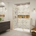 thumbnail image 1 of Transolid EHTF665247610C-BK-CB Elizabeth 76" High X 66-1/2" Wide Hinged Semi Frameless, 1 of 7