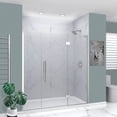 thumbnail image 1 of Transolid Ehtf755277610c-T Elizabeth 76" High X 75-1/2" Wide Hinged Semi Frameless Shower, 1 of 7
