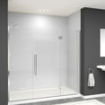 thumbnail image 1 of Transolid EHTF77297610C-T-PC Elizabeth 76" High X 77" Wide Hinged Semi Frameless Shower, 1 of 7