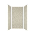 thumbnail image 1 of Transolid EWK363672-44 Expressions 36" W X 36" D X 72" H Three Panel Shower Wall Kit - Sea, 1 of 6
