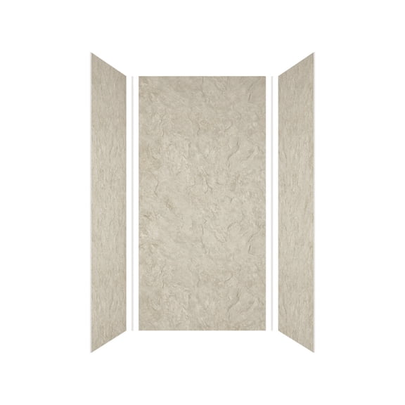 Transolid Ewk363672 Expressions 36" W X 36" D X 72" H Three Panel Shower Wall Kit - Sea