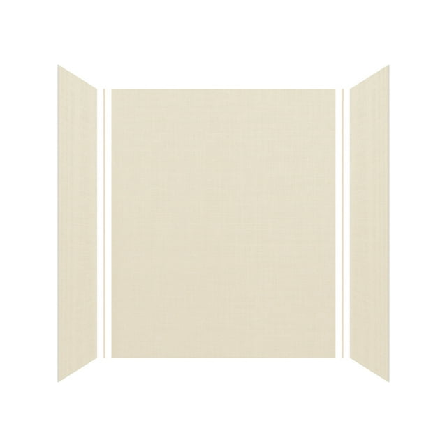 Transolid Ewk603272 Expressions 60" W X 32" D X 72" H Three Panel Shower Wall Kit - Cameo