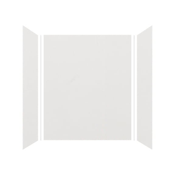 Transolid Ewk603672 Expressions 60" W X 36" D X 72" H Three Panel Shower Wall Kit - Grey