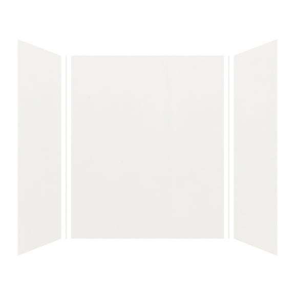 Transolid Ewk604872 Expressions 60" W X 48" D X 72" H Three Panel Shower Wall Kit - White
