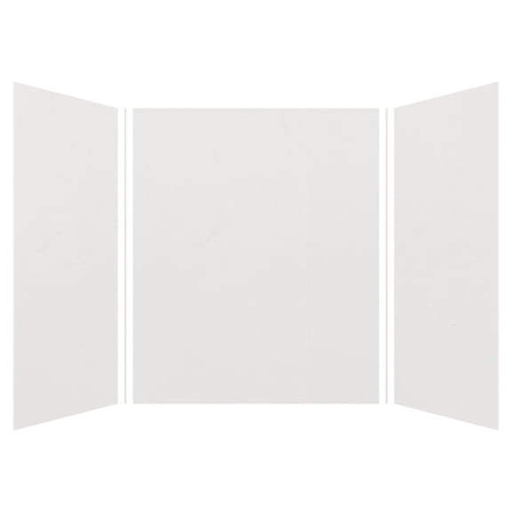 Transolid Ewk606072 Expressions 60" W X 60" D X 72" H Three Panel Shower Wall Kit - Grey