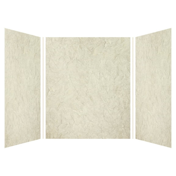 Transolid Ewk606072 Expressions 60" W X 60" D X 72" H Three Panel Shower Wall Kit - Sea