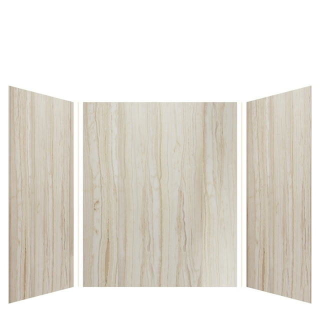 Transolid Ewk606072 Expressions 60" W X 60" D X 72" H Three Panel