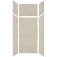 thumbnail image 1 of Transolid Ewkx363696 Expressions 36" W X 36" D X 96" H Six Panel Shower Wall Kit - Sea Fog, 1 of 6