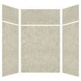 thumbnail image 1 of Transolid Expressions 60" X 60" X 96" 6-Piece Tub/Shower Wall Kit with Extension Kit, Sea Fog, 1 of 6