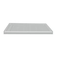 thumbnail image 1 of Transolid FL6030L-39 Linear 60-in W x 30-in L Rectangular Alcove Concealed End Drain Shower Base with Left Hand Drain, Grey, 1 of 18