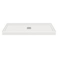 thumbnail image 1 of Transolid FL6032C-39 Linear 60-in L x 32-in W Single Threshold Shower Base with a Center Drain, Grey, 1 of 8