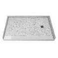 thumbnail image 1 of Transolid FPT6036C-HO 60-in x 36-in Pre-Tiled Shower Base with Center Drain in Off-White Hexagon, 1 of 5