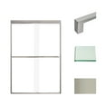 thumbnail image 1 of Transolid Fbpt487008c-S 70" High X 47" Wide Bypass Frameless Shower Door - Brushed, 1 of 7