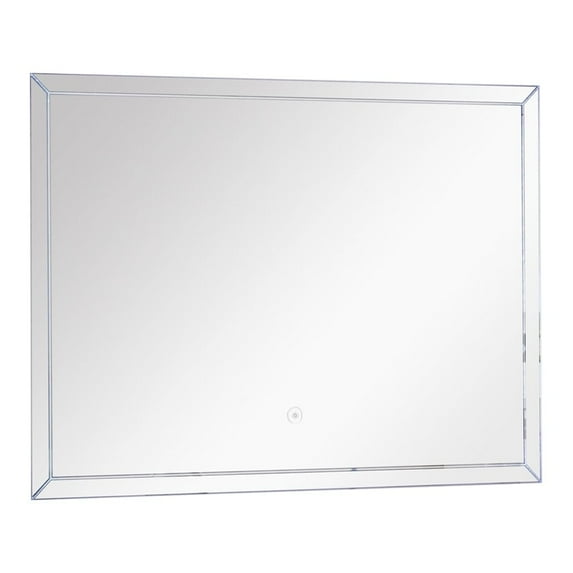 Transolid Finn LED-Backlit Contemporary Mirror with Touch Sensor 1.18" x 29.53" x 22"