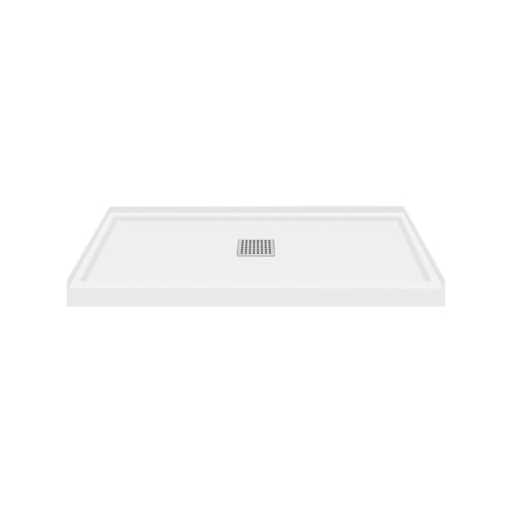Transolid FL4832C-31 Fl-Series 48" X 32" Rectangular Shower Base - White