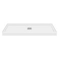 thumbnail image 1 of Transolid Fl6034c Fl-Series 60" X 34" Rectangular Shower Base - White, 1 of 3
