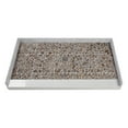 thumbnail image 1 of Transolid Fpt6032l Pre-Tiled 60" X 32-1/4" Rectangular Shower Base - Pebble Creme, 1 of 5