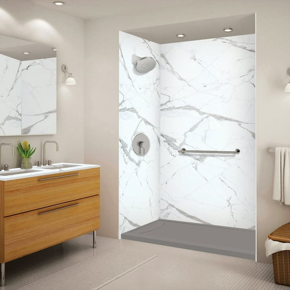 Transolid Fslb6032l Fsl-Series 60" X 32" Rectangular Shower Base - Concrete