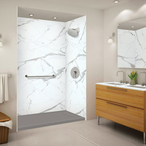 Transolid Fslb6032r 60" X 32" Rectangular Shower Base - Concrete