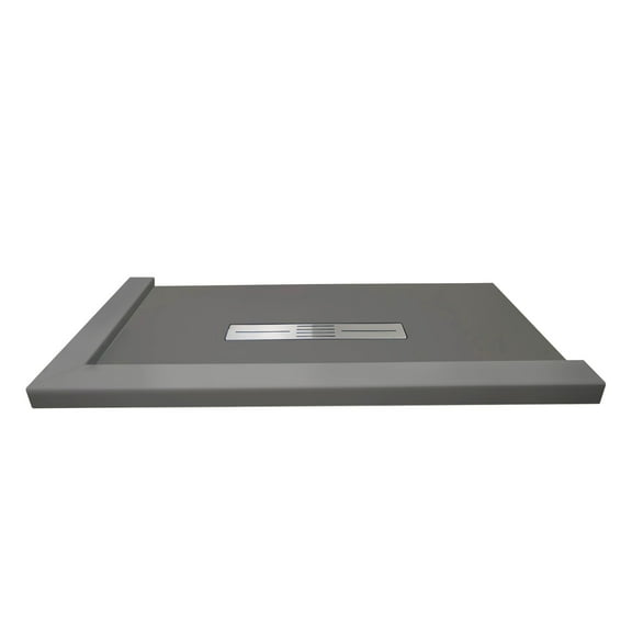 Transolid Fzsdt6048c 59-1/8" X 48-1/2" Rectangular Shower Base - Grey