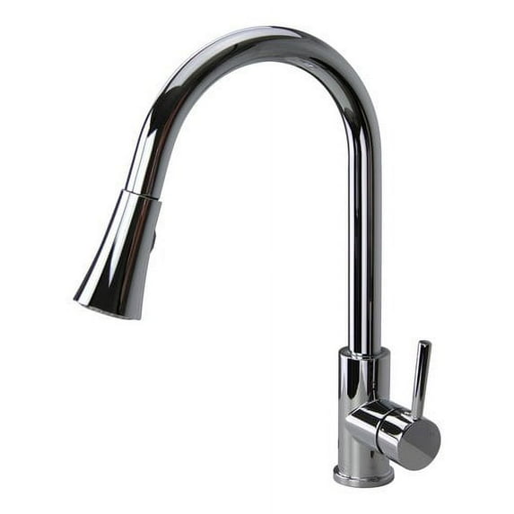Transolid Holmes Pull Out Single Handle Kitchen Faucet