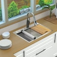 thumbnail image 1 of Transolid Kwsst302210-1 Kws 30" Drop In Single Basin Stainless Steel Kitchen Sink -, 1 of 6