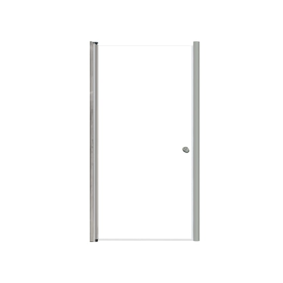 Transolid LSD357006C-BS Lyna 35-in x 70-in Pivot Shower Door, Brushed Stainless