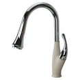 thumbnail image 1 of Transolid Layla Pull Out Single Handle Kitchen Faucet, 1 of 7