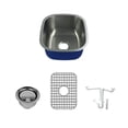 thumbnail image 1 of Transolid K-Musb17189 Meridian 16-1/2" Undermount Single Basin Stainless Steel Bar Sink -, 1 of 6