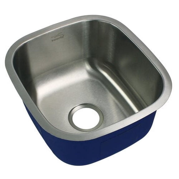 Transolid MUSB17189 Meridian 16 1/2-in x 18-in x 9-in Single Basin Undermount Stainless Steel Kitchen Sink