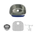 thumbnail image 1 of Transolid K-Musb24219 Meridian 23-5/8" Undermount Single Basin Stainless Steel Kitchen, 1 of 5