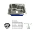 thumbnail image 1 of Transolid K-Mtso25229-Mr2 Meridian 25" Drop In Single Basin Stainless Steel Kitchen Sink -, 1 of 4