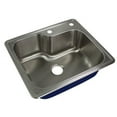 thumbnail image 1 of Transolid Meridian 25'' L x 22'' W Drop-In Kitchen Sink, 1 of 4