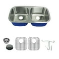 thumbnail image 1 of Transolid K-Mude32189 Meridian 32-1/2" Undermount Double Basin Stainless Steel Kitchen, 1 of 3