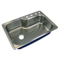 thumbnail image 1 of Transolid Meridian 33'' L x 22'' W Drop-in Kitchen Sink, 1 of 5