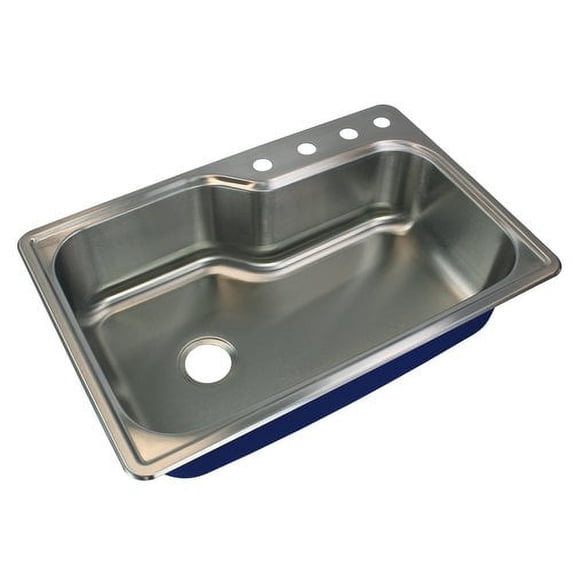Transolid Meridian 33'' L x 22'' W Drop-in Kitchen Sink