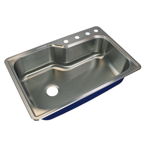 Transolid Meridian 33'' L x 22'' W Drop-in Kitchen Sink