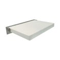 thumbnail image 1 of Transolid PPS1420UP-01PC Preston 14-in x 20-in Flip Up Shower Seat, White and Polished Chrome, 1 of 5