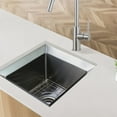 thumbnail image 1 of Transolid Pusb15159 Studio 15" Undermount Single Basin Stainless Steel Kitchen Sink - PVD, 1 of 11