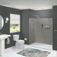thumbnail image 1 of Transolid Pwk603672 Prodigy 72" H X 60" W X 36" D Three Panel Shower Wall Kit - Dark Grey, 1 of 7