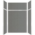 thumbnail image 1 of Transolid Pwkx60367224 Prodigy 96" H X 60" W X 36" D Three Panel Shower Wall Kit - Dark, 1 of 7