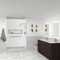 thumbnail image 1 of Transolid PWKX60367224-431 Prodigy 60" x 36" x 96" Shower Wall Kit will Extension, White Herringbone Tile, 1 of 7