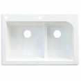 thumbnail image 1 of Transolid Radius 33'' L x 22'' W Double Basin Drop-in Kitchen Sink, 1 of 4