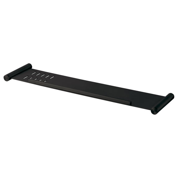 Transolid SS17-MB 17-in Shower Shelf, Matte Black
