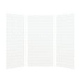 thumbnail image 1 of Transolid SWK363672-21 SaraMar 36-in X 36-in X 72-in Glue to Wall 3-Piece Shower Wall Kit, White, 1 of 7