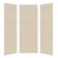 thumbnail image 1 of Transolid SWK363696-28 SaraMar 36-in X 36-in X 96-in Glue to Wall 3-Piece Shower Wall Kit, Cashew, 1 of 7