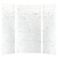 thumbnail image 1 of Transolid SWK483696-47 SaraMar 36-in X 48-in X 96-in Glue to Wall 3-Piece Shower Wall Kit, White Venito, 1 of 7