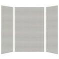 thumbnail image 1 of Transolid SWK603696-27 SaraMar 36-in X 60-in X 96-in Glue to Wall 3-Piece Shower Wall Kit, Grey Beach, 1 of 7