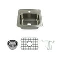 thumbnail image 1 of Transolid K-Stsb15156-1 Select 15" Drop In Single Basin Stainless Steel Kitchen Sink -, 1 of 6